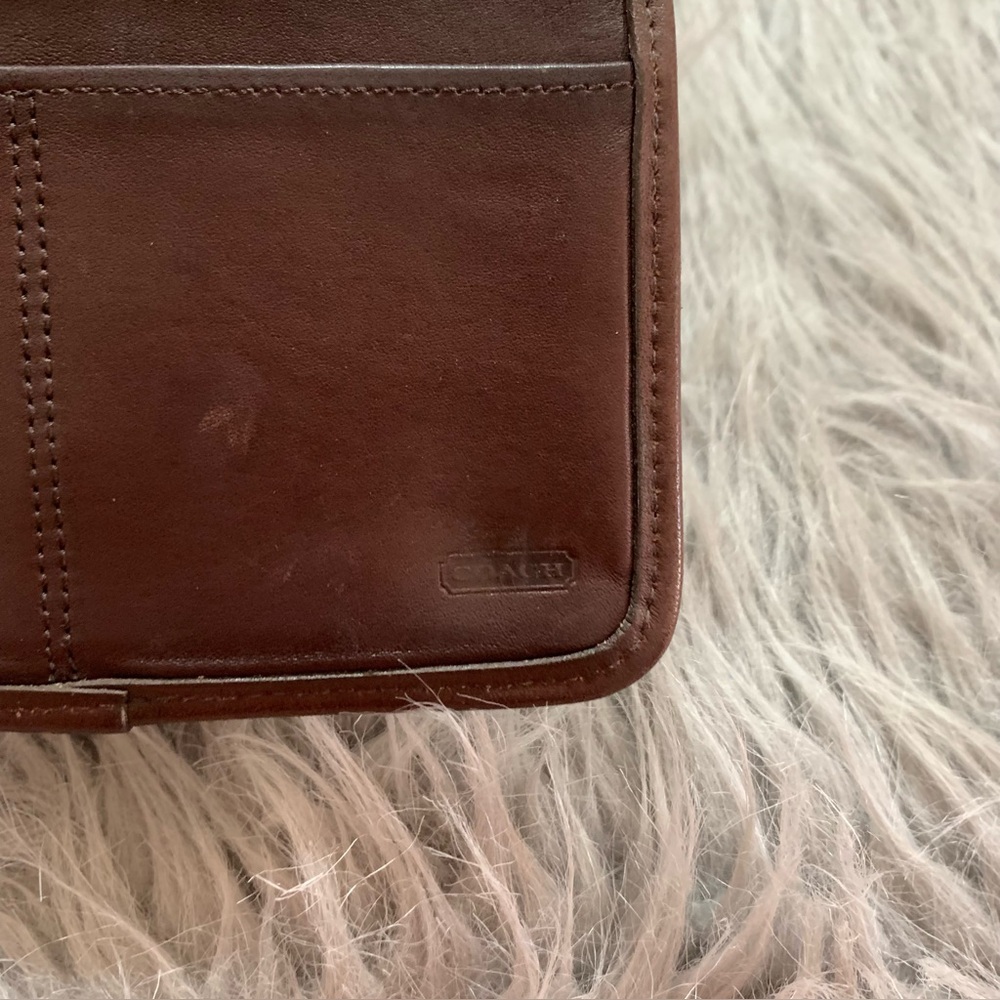 Vintage Coach Brown Swing Wallet - 4843 90s leather - Picture 5 of 7